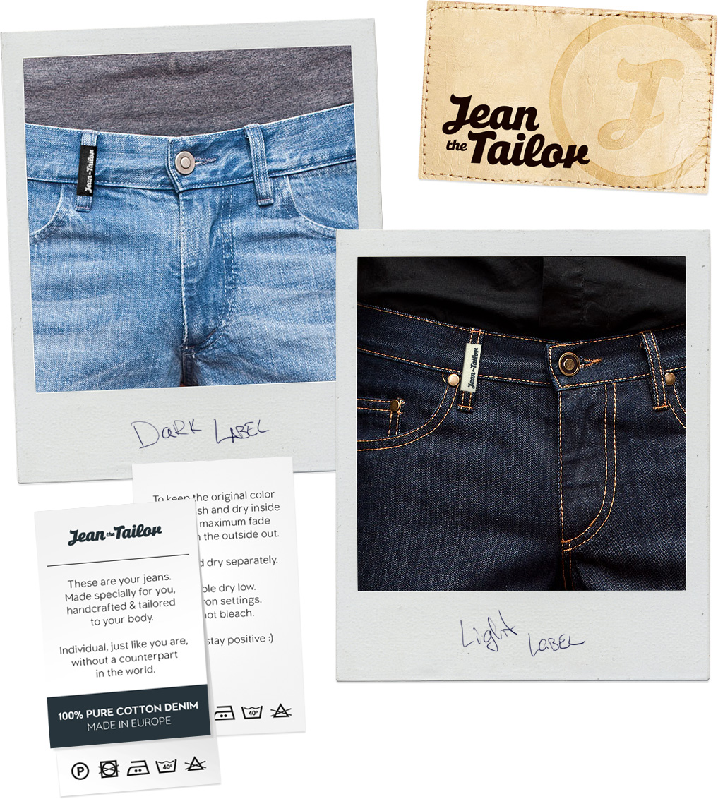 Jean the Tailor Labels Design Jean the Tailor Labels Design