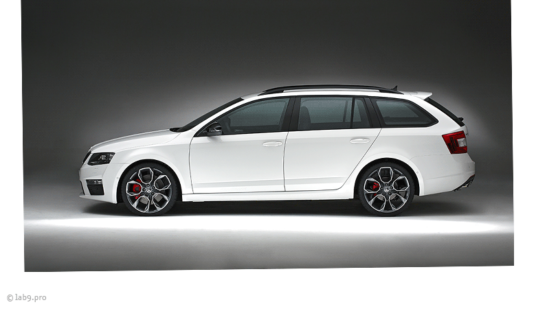 SKODA Octavia Combi RS Digital Retouch SKODA Octavia Combi RS Digital Retouch