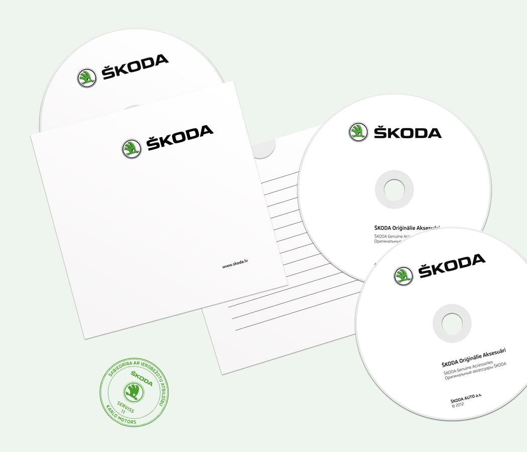 SKODA CD covers and Stamp Design SKODA CD covers and Stamp Design