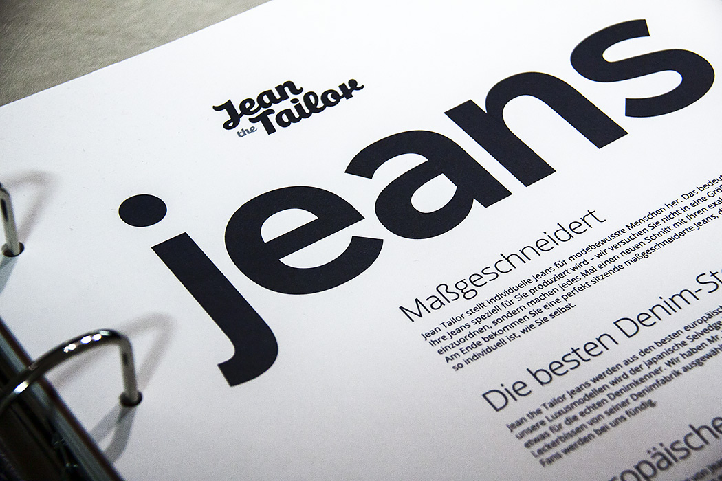 Jean the Tailor Catalogue Print Design Jean the Tailor Catalogue Print Design